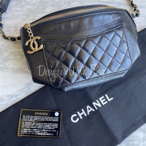 chanel big classic waist bag|chanel waist bag with pouch.